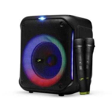 Imagem de Caixa de Som Bluetooth TWS GET, 250W RMS, Cube 2, Com 2 Microfones