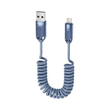 Imagem de Cabo Carregador Rápido 2.4A USB Toocki, Cabo De Carregamento Telescópi