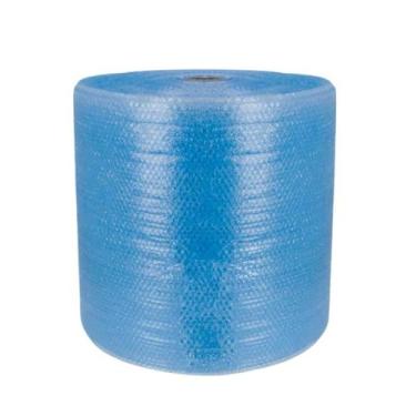 Imagem de Rolo Plástico Bolha Azul 40cm x 100m 35 Micras  Segurança e Proteção E