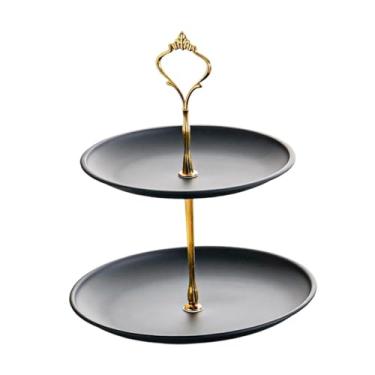 Imagem de ＫＬＫＣＭＳ Suporte para Bolo, Expositor de Mesa de Sobremesas em Andares, Prato Elevatório para, Doces, Brunch, Joias, Casamentos e Festas de Aniversário, Style a