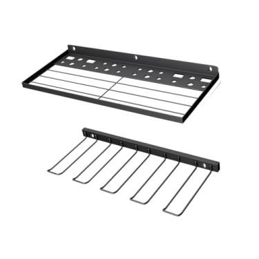 Imagem de Generic Prateleira de ferramentas Cabide de furadeira Rack de armazenamento Oficina Revestimento antiferrugem multiuso Organizador de ferramentas elétricas, 2 Camadas