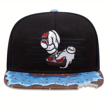 Imagem de Boné de beisebol Caylers Sons Anime Snapback, algodão preto