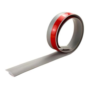 Imagem de Kuntesetty Faixa de Transição de Piso de 2 M para Borda de Porta, Decorativa, para Transição de Carpete, para Corrimão de Porta, Piso Laminado, Carpete, Cinza, Tamanho real