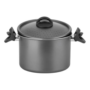 Imagem de Espagueteira Antiaderente 5,3 Litros Grafite Ø22cm com Tampa