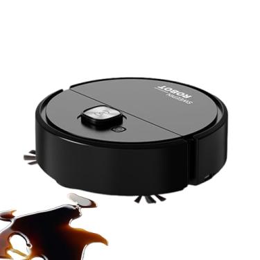 Imagem de Aspirador Robô,Com Poderosa Aspiração E Operação Silenciosa - Limpeza de Pisos Automatizada | Para Sala Quarto Apartamento Dormitório Poeira Resíduos e Cabelo