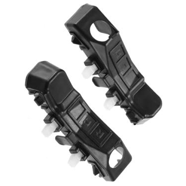 Imagem de Boxonly Par de suporte de para-choque dianteiro OE 86514-2V000 86513-2V000 compatível com Hyundai Veloster 2012-2017 motorista esquerdo e suporte de montagem do lado do passageiro direito