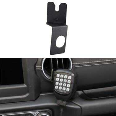 Imagem de KINGJUNHAO Suporte de suporte Walkie Talkie para Jeep Wrangler JL 2018 2019 Gladiator JT 2020 2021 2022 2023 acessórios interiores de carro