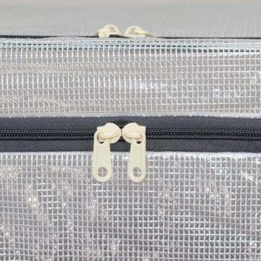 Imagem de Caixa Organizadora Multiuso, 24 Litros, PVC e Poliéster, 39x29x19 cm, para Closets e Guarda-roupas