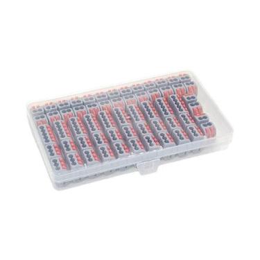 Imagem de 55 Peças Conectores Rápidos De Fio Bloco Terminal Elétrico De Pressão 