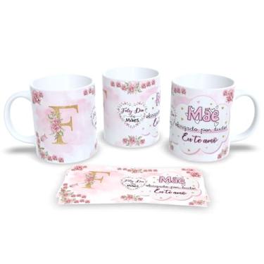 Imagem de Caneca Alfabeto dia das Mães Cada Letra é Um Carinho Para a Sua Mãe (F)