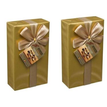 Imagem de Kit 2 caixas chocolate importado jacques pralines gold 250g  presente 