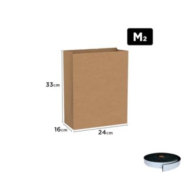 Imagem de Kit Saco Liso SOS Festcolor 34x30x19cm + Fita Cetim 50mmx10m