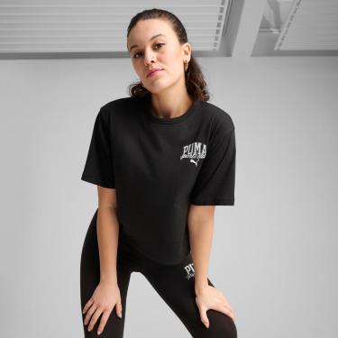 Imagem de Camiseta PUMA CLASS Relaxed Crop Feminina-Feminino