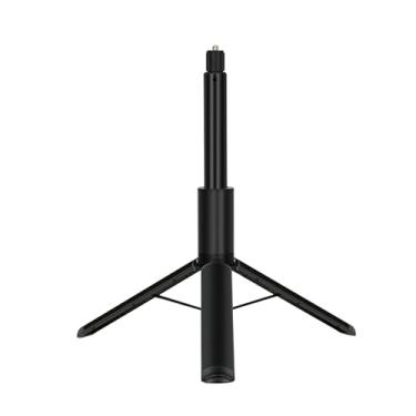 Imagem de Jectse Tripé Selfie Stick de 48 Polegadas, Poste Extensível 2 Em 1 Com Recurso de Ocultação Inteligente para Câmera Panorâmica, Liga de Alumínio 7 Seções 27-122 Cm, Almofadas