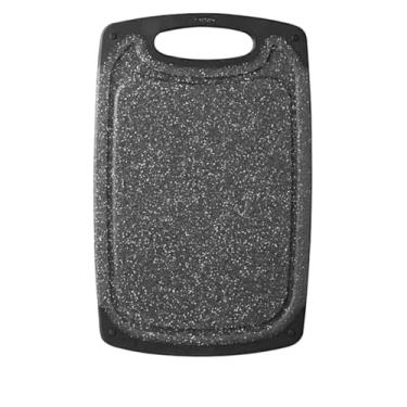 Imagem de Tábua de Corte Grande 40x24cm em Polímero Resistente com Base Antiderrapante para Cozinha