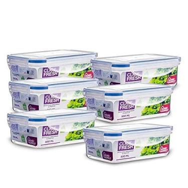Imagem de Conjunto com 6 potes herméticos Click Fresh