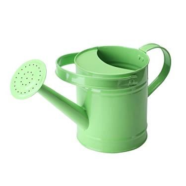 Imagem de ZJchao Regador de Ferro Colorido de 1,5l, Mini Pote de Rega para Plantas, Jardim, Varanda, Decoração de Casa, à Prova de Ferrugem, Durável, Leve, Fácil de Usar (02)