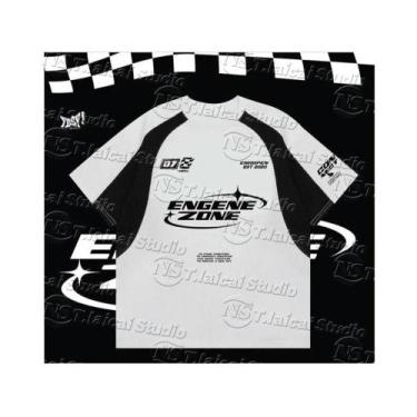 Imagem de Camiseta Masculina Y2K De Verão Com Manga Curta, Tendência MOTO 2025, 