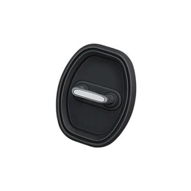 Imagem de Batente Porta Carro Kit de 4 Peças Borracha Amortecedor AntiImpacto Protetor Porta do Carro Anti-Colisão Veicular Universal para Proprietários de Carros(Preto)