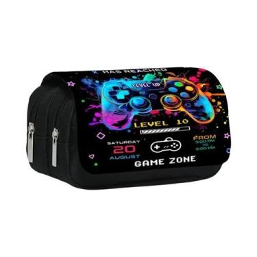 Imagem de Estojo De Caneta Flip De Dupla Camada Em Estilo De Controle De Jogo 3D