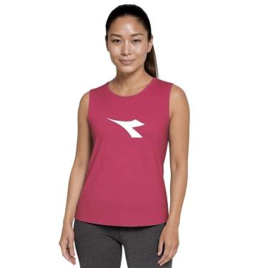 Imagem de Regata Diadora Big Logo Feminina - Pink XGG-Feminino