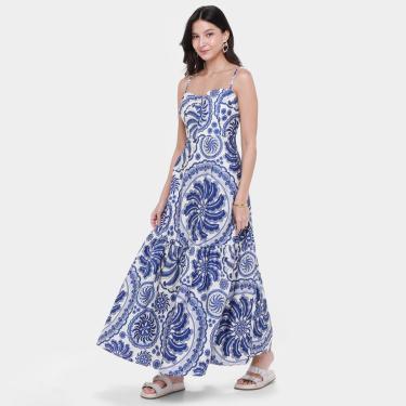 Imagem de Vestido Longo Farm Delicadeza de Banana-Feminino