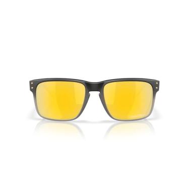 Imagem de Óculos de Sol Oakley Polarizado Holbrook 0OO9102 9102AH Tam 55 / Preto - Lentes Prizm 24K Polarized