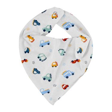 Imagem de Babador Bandana em Malha para Bebê 22 cm x 28 cm Bublim