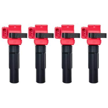 Imagem de Bobina de ignição 4PCS para Subaru Impreza WRX 2.0T H4 EJ205 22433-AA421 UF480 FK0140 FK0333 FK0053 Substituição da bobina de ignição (4 peças)