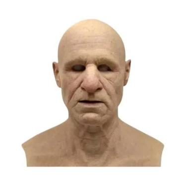 Imagem de Peruca De Halloween Engraçada E Assustadora, Máscara De Látex, Acessór