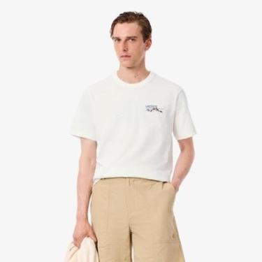 Imagem de Camiseta Lacoste de Malha Estampada Múltipla Masculina-Masculino