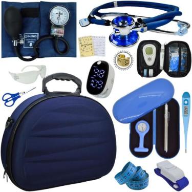 Imagem de Kit Enfermagem Maleta Medica Super Luxo Completa Promocao - Love Saude