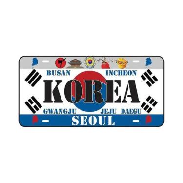 Imagem de Placas De Licença Vintage Da Espanha Em Metal, Placas Decorativas Para