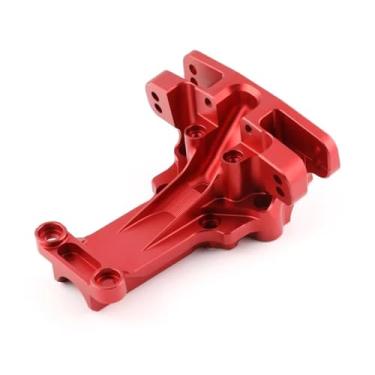 Imagem de Peças de carro RC compatíveis com TRAXXAS 1/5 para X-MAXX 6S 8S 1/6 para XRT 8S RC Car Upgrade Parts Metal Front Upper Bulkhead Differential Gearbox Cover 7720 (vermelho)