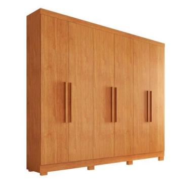 Imagem de Guarda-roupa 6 portas 1,80m com pés - Sergipe Bianchi - Bianchi Móveis