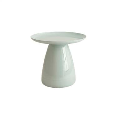 Imagem de Mesa de centro de sofá de cores vivas, mesa de cabeceira redonda no quarto, pequena mesa de centro e mesa de canto na sala de estar feita de plástico. Mesa lateral (verde)