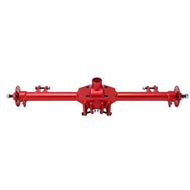 Imagem de Carcaça do eixo traseiro rc, peça de substituição forte e durável em liga de alumínio para caminhão losi baja rey 1/10 rc 29.5cm 11,6 pol. (Vermelha)