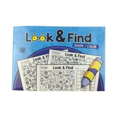 Imagem de Livro De Colorir Educacional Interativo Com Atividades De Buscar Objet