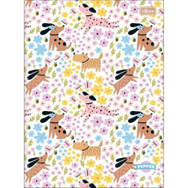 Imagem de Caderno Brochura Universitario Grande Pepper 80Fls Tilibra, CACHORROS