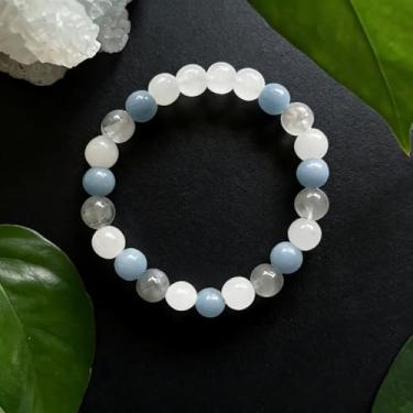 Imagem de Pulseiras elásticas para mulheres, homens, olho de tigre natural, lápis-lazúli, contas de cristal, pulseiras elásticas para alegria, felicidade, prazer, joias empilháveis para homens, pulseiras