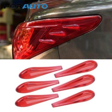 Imagem de Spoiler Proteção Lanterna Traseira Acrílico 6 Unidades