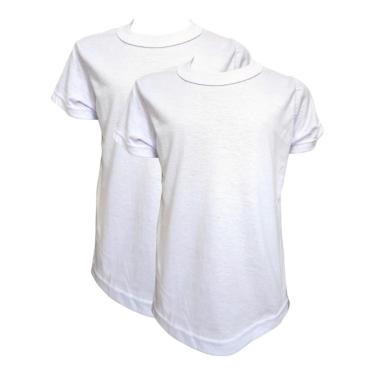 Imagem de KIT 2 CAMISETAS INFANTIL MANGA CURTA ALGODAO LISA BASICA 2 - 8-Masculino