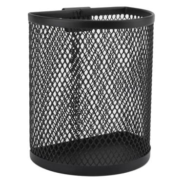 Imagem de Generic Suporte de Caneta de Metal Com Gancho de Parede Instalável Copo de Caneta de Metal de Malha de Grande Capacidade, Organizador de Mesa de Armazenamento Versátil para Casa de Escola de