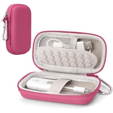 Imagem de Linp Estojo pequeno rígido de viagem para AirFly SE/Pro/Pro 2/Duo e Avantree Relay Transmissor Receptores Bluetooth, bolsa protetora de armazenamento para adaptadores de áudio sem fio e aparelhos de