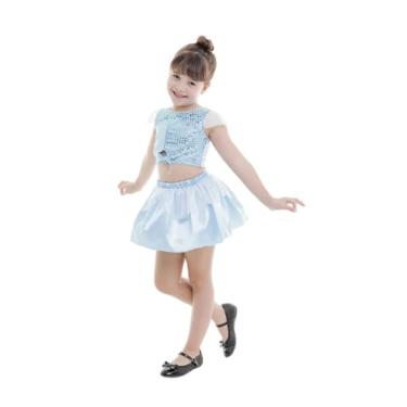 Imagem de Fantasia Princesa Cinderela Cropped E Saia