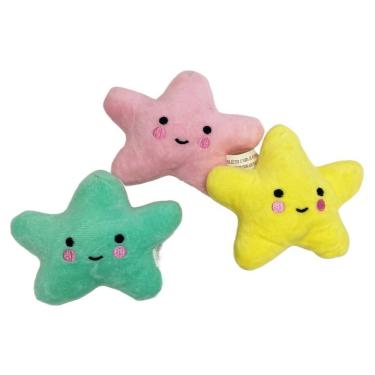 Imagem de Mordedor  Pet Pelucia Estrela 10 Cm Cor Sortida Azpr