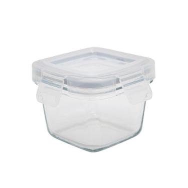 Imagem de Conjunto De Potes De Vidro Herméticos - 4 Unidades, Antivazamento E Duráveis
