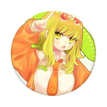 Imagem de Broche Redondo De Lata GUMI De Menina Anime Para Roupa E Mochila - bil