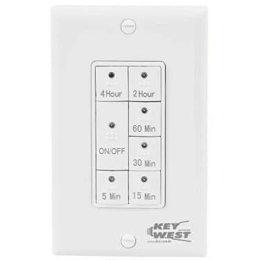 Imagem de Temporizador E Interruptor Digital de Embutir 110 Volts Para Caixa 4x2 6605 Key West Temporizado