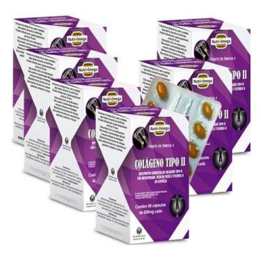 Imagem de Kit 6 Colágeno Tipo 2 Suplemento Ômega 3 Vitamina D Nutri - NutriOmega